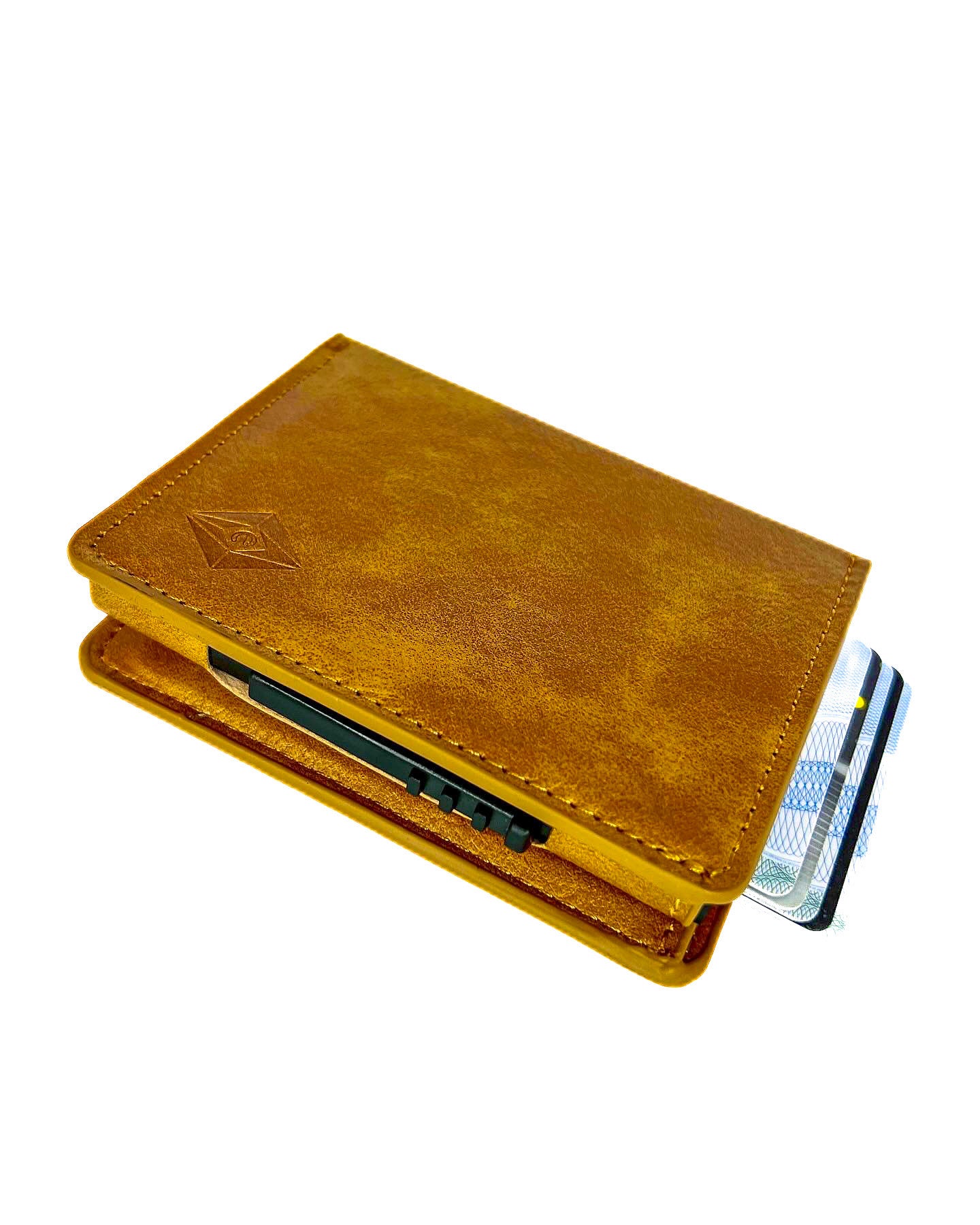 Card holder wallet camel.RFID