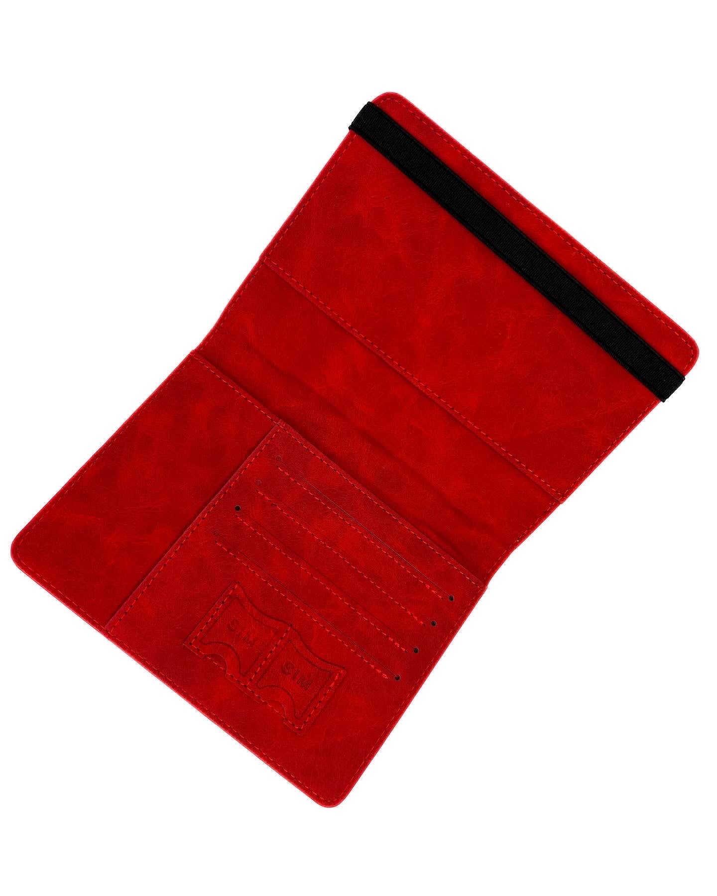 Passport holder red. RFID