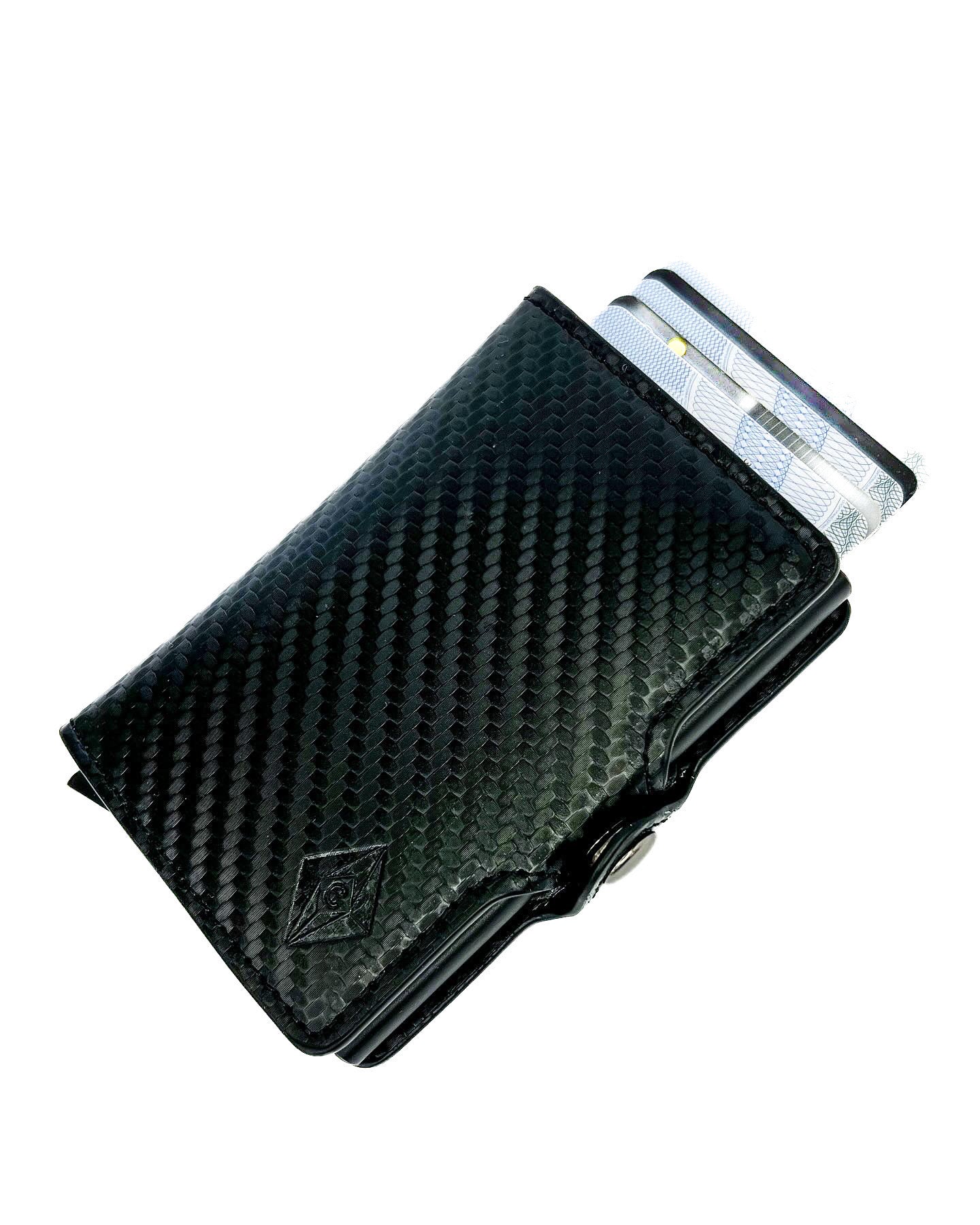 Drzac kartica zip karbon crni. RFID
