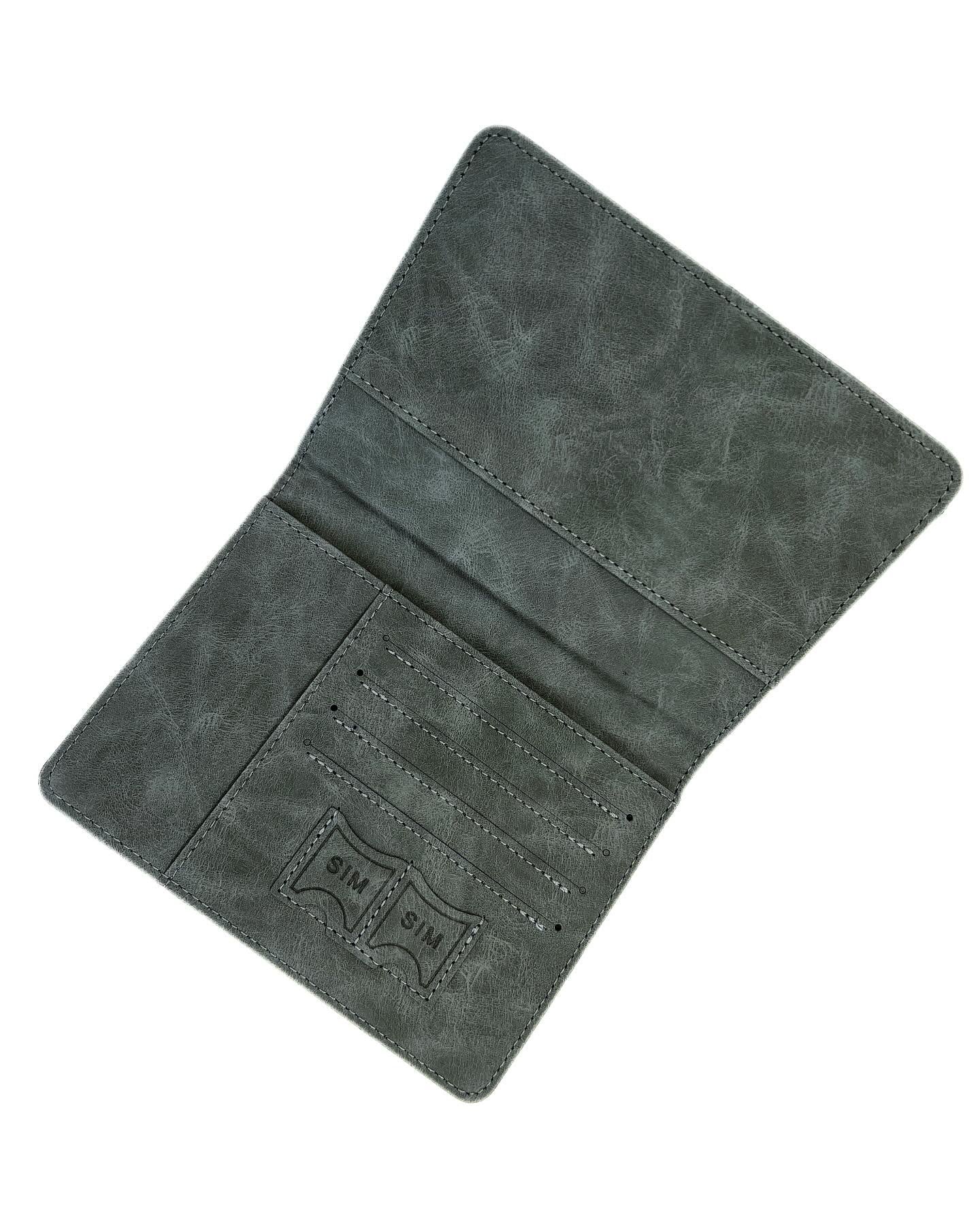 Passport holder gray. RFID