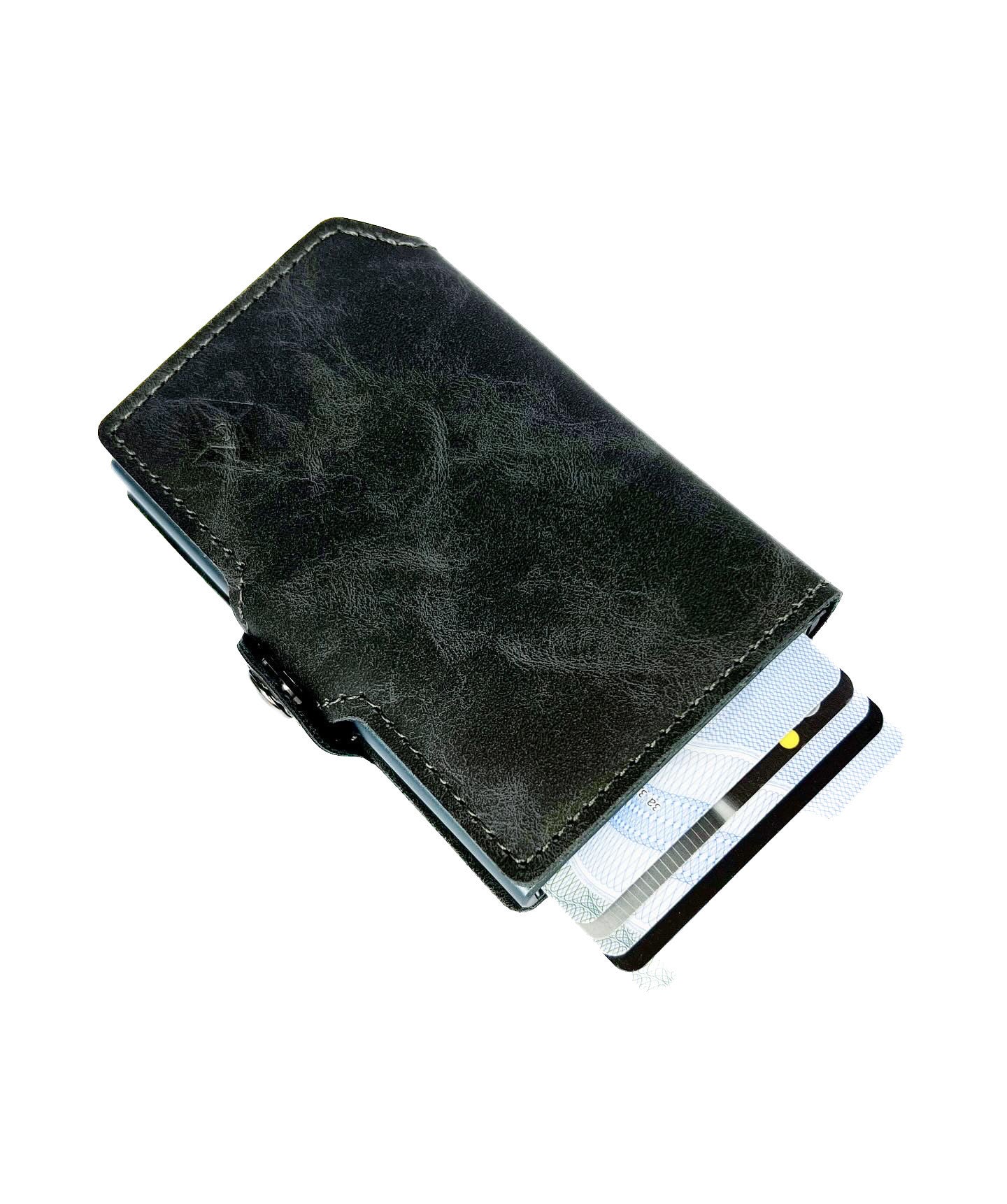 Card holder standard button gray. RFID. Serbia