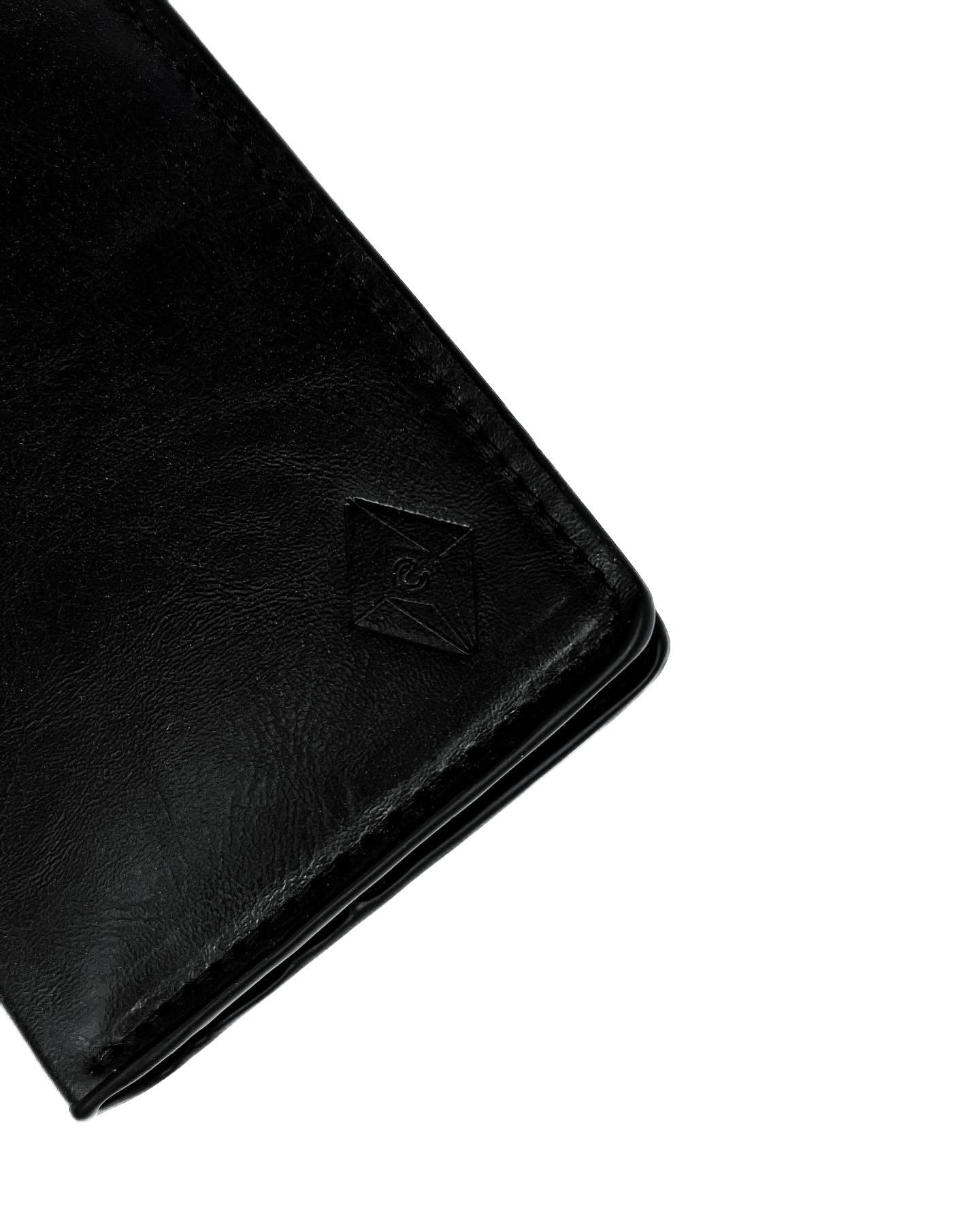Card holder wallet black.RFID