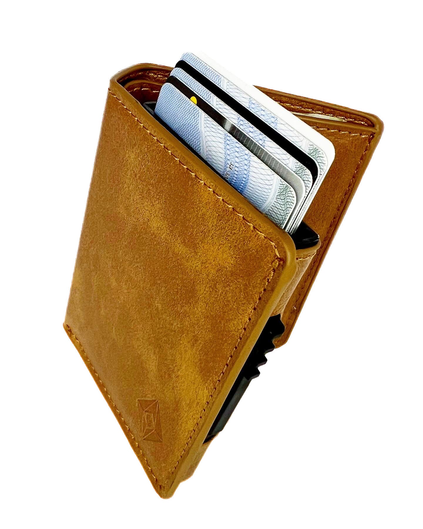 Card holder wallet camel.RFID