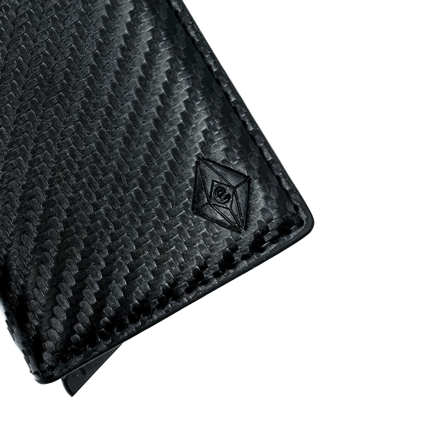Card holder Standard carbon black. RFID