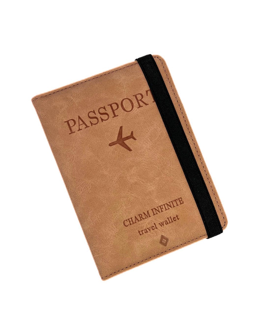 Passport holder peach. RFID