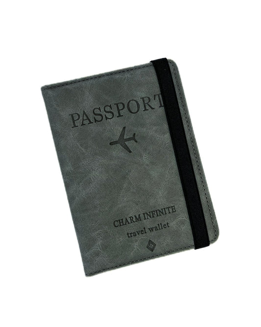 Passport holder gray. RFID