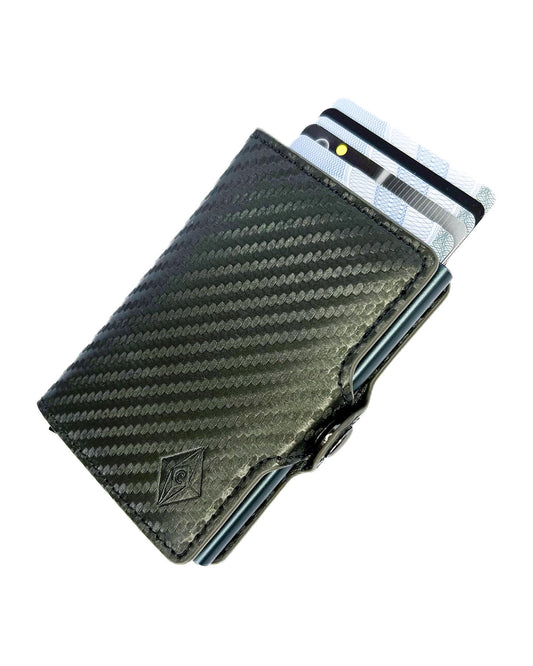 Drzac kartica zip karbon sivi. RFID