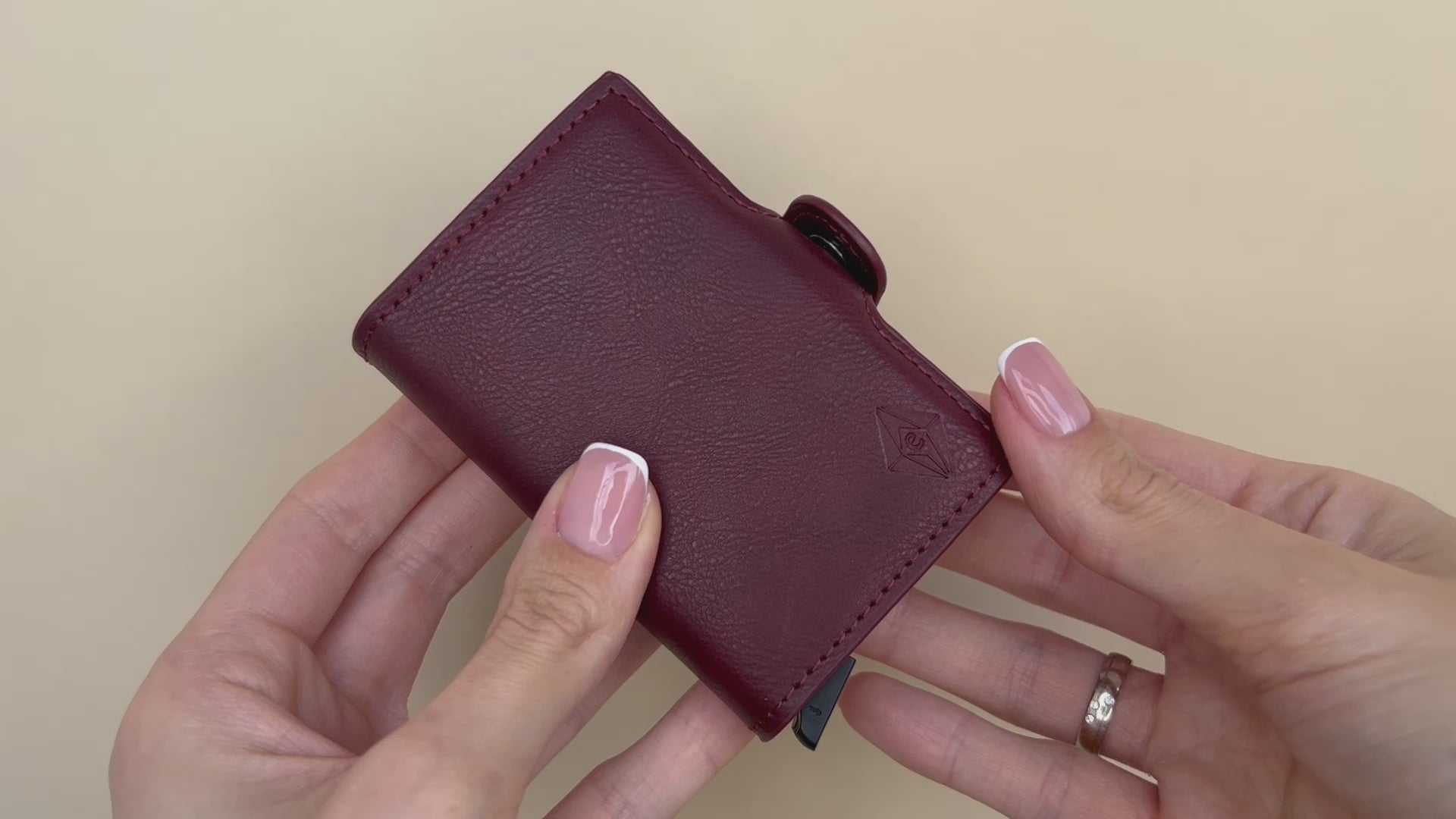 Card holder double red. RFID