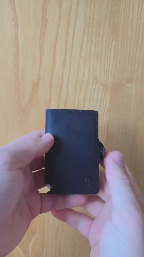 Card holder. Prirodna koza. RFID